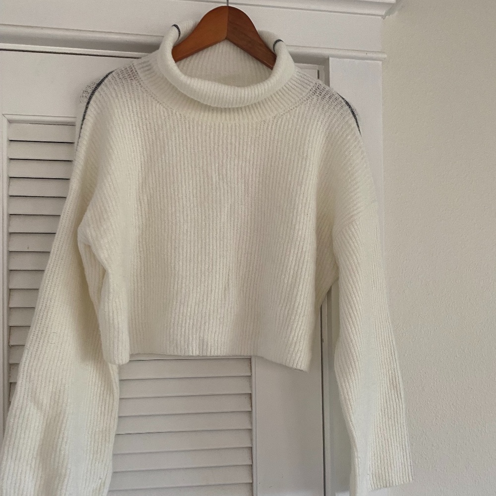 Topshop white sweater